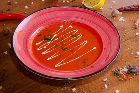 Томатный крем-суп