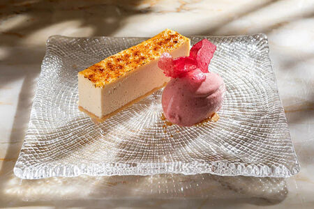 Чизкейк малиновый сорбет 