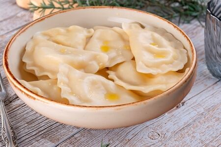 Вареники с сыром сулугуни