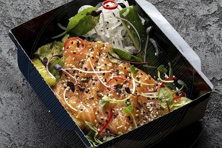 Сашими с лососем