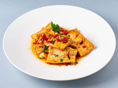 Жареный Тофу по-чаншаски