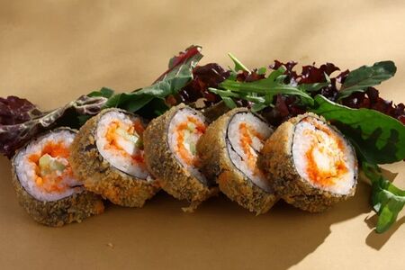 Ролл темпура с креветкой