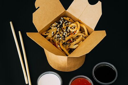 Да! Ёж! Вок! (со свининой)