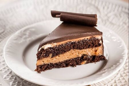 Торт-халва шоколадный