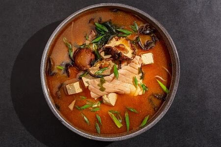 Суп Мисо с Лососем