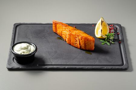 Лосось на гриле