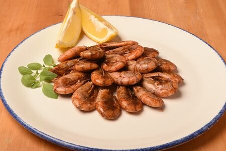 Креветки жареные