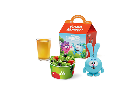 Кидз Комбо стартер или салат с игрушкой