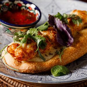 Кебаб из креветок