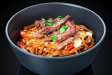 Соба с говядиной