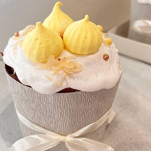 Пасхальный Кулич Бриошь с ванильным кремом