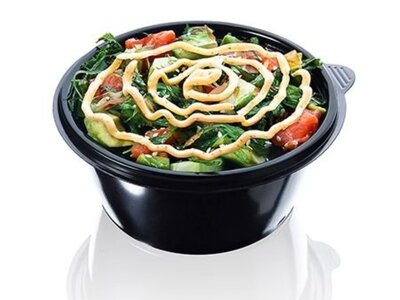 Салат с лососем