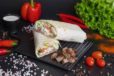 Шаурма с шашлыком из говядины