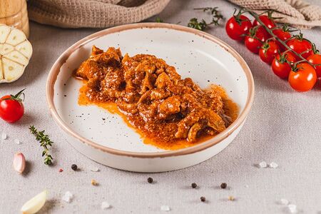 Поджарка из свинины