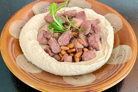 Хомос с мясом