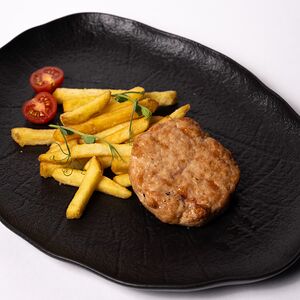 Куриная котлета гриль с фри