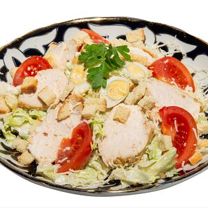 Салат Цезарь с курицей