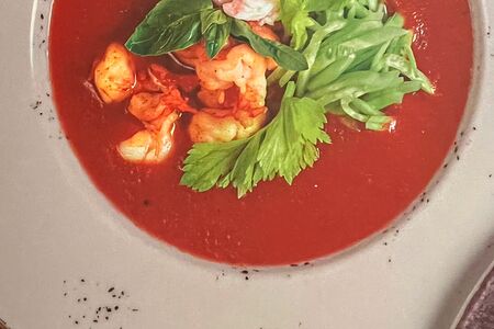 Гаспачо с креветками