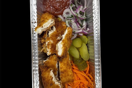 Картофель по-деревенски и куриное филе