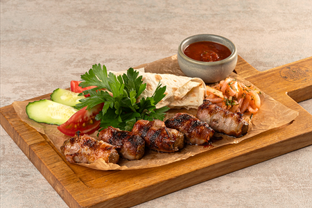 Шашлык из печени