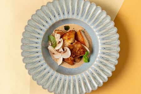 Цыпленок под соусом пеппер