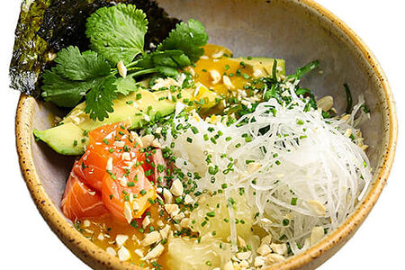 Поке с семгой