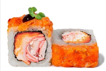 С тартаром спайси лосось