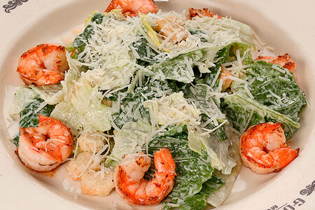 Бизнес-ланч Цезарь с креветками