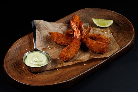 Креветки темпура