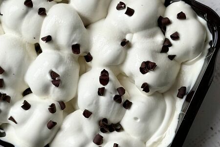 Профитроли в белом соусе