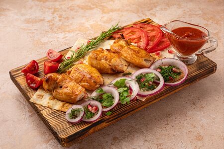 Шашлык из куриной грудки