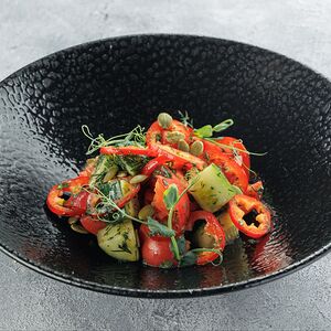 Овощной салат с ароматным маслом 