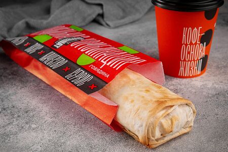 Шаурма Грибная с говядиной