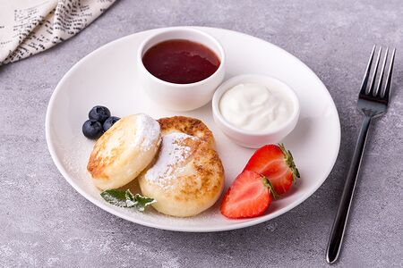 Сырники из домашнего творога (3 шт.)  