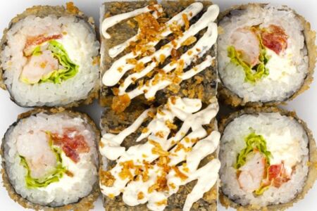 Юлий с креветкой темпура