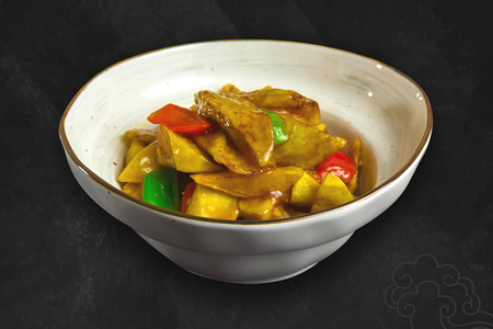 № 504 Баклажаны жареные с картофелем