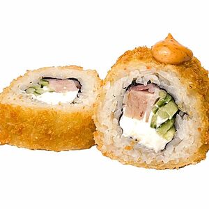 Темпура с курицей и беконом