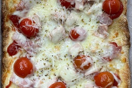 Римская пицца Карбонара