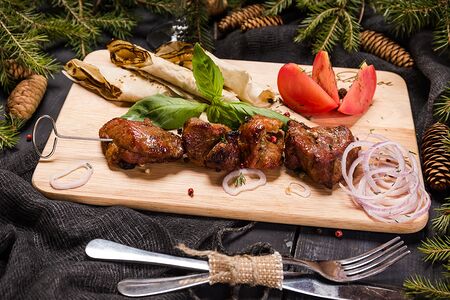 Шашлык из свиной шеи