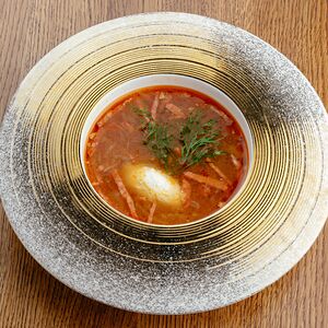 Наваристая мясная солянка