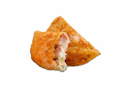 Чебурек с красной рыбой и творожным сыром XL