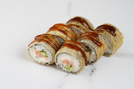 Малый жареный копченый лосось