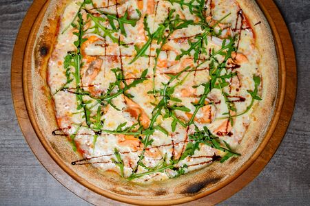 Пицца с морепродуктами