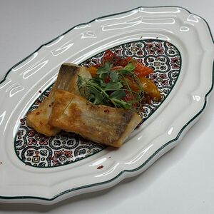 Судак с аджапсандали 