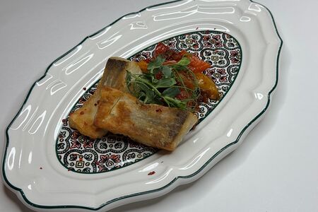 Судак с аджапсандали 