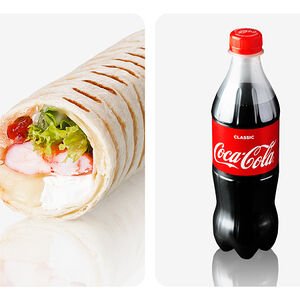 Комбо Донер с креветками и Кола