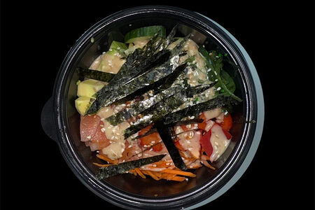 Поке с лососем