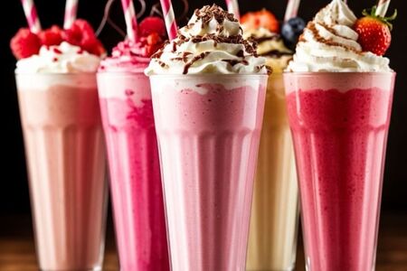 Фирменный молочный Ванильный коктейль