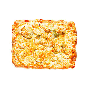 Пицца с грушей и горгонзолой на римском тесте