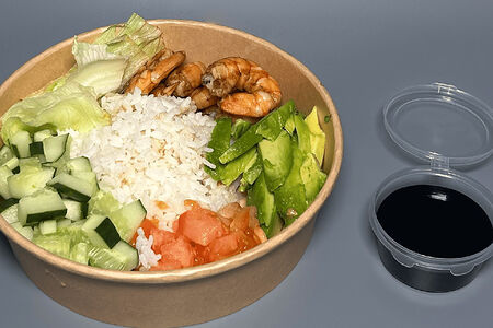 Поке с креветками